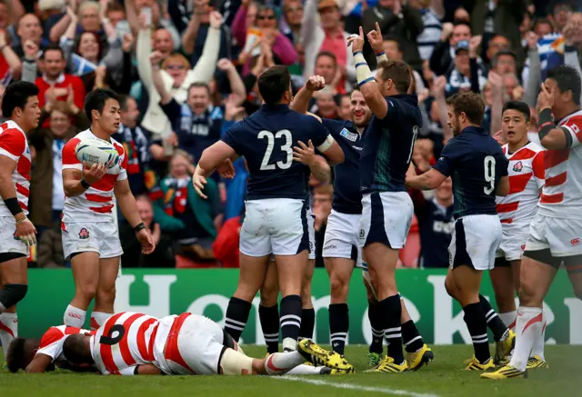 Scotland celebrate