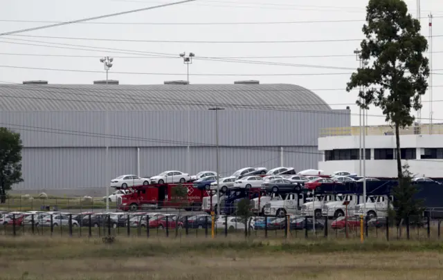 The Volkswagen (VW) automobile manufacturing plant is seen in Puebla near Mexico City September 21, 2015.