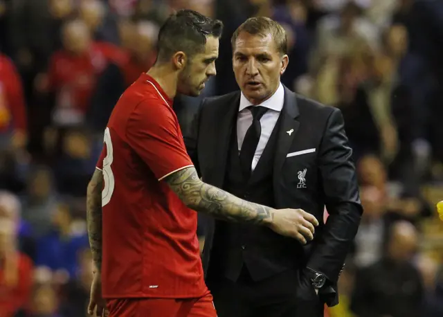 Danny Ings and Brendan Rodgers