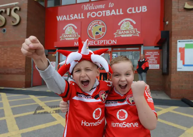 Walsall fans