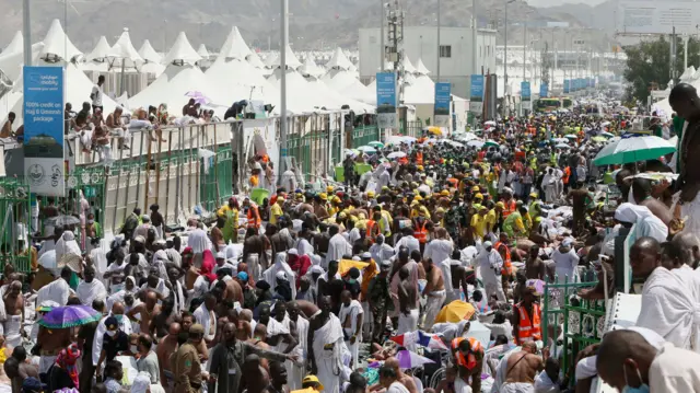 Scene of stampede in Mina on 24 September