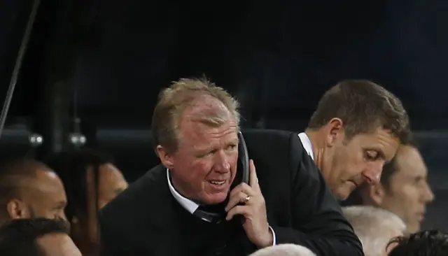 Newcastle manager Steve McClaren