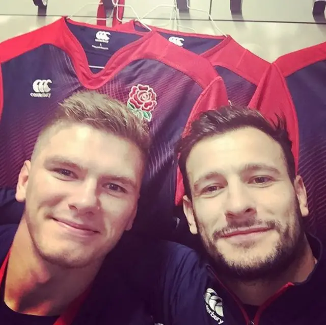 Danny Care and Owen Farrell