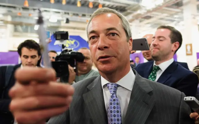 Nigel Farage at UKIP conference