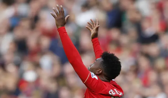 Daniel Sturridge celebrates