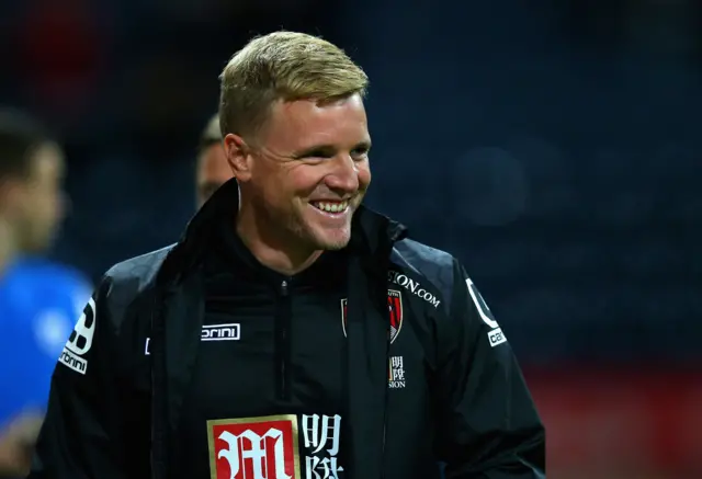 Bournemouth manager Eddie Howe