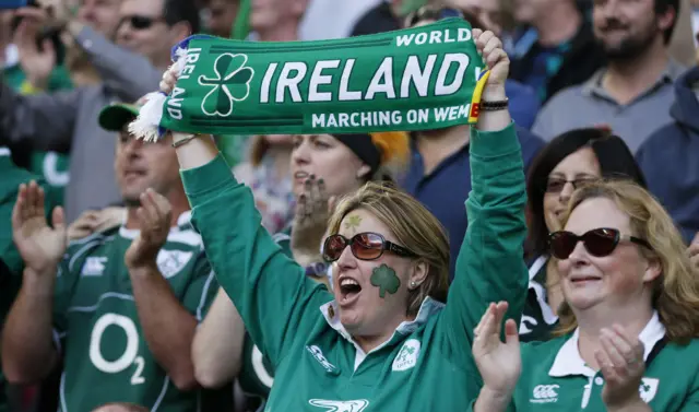 Ireland fans