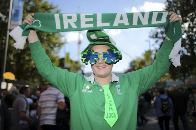 An Ireland fan