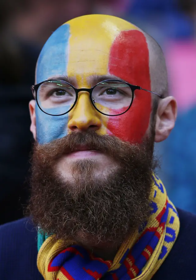 A Romania fan