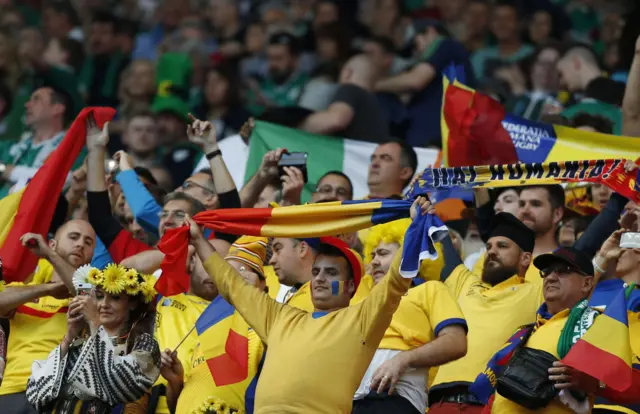 Romania fans