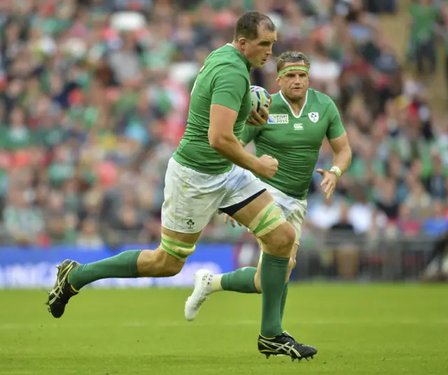 Devin Toner and Jamie Heaslip