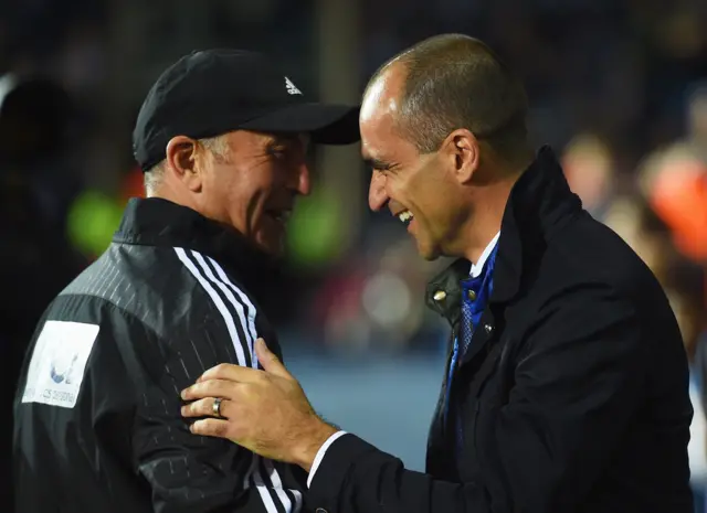 Roberto Martinez and Tony Pulis