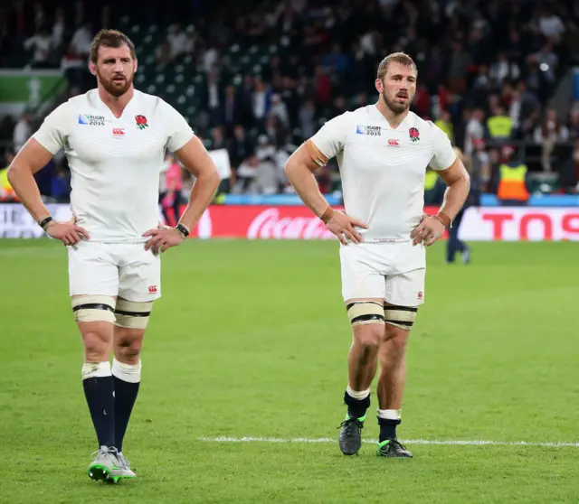 Tom Wood and Chris Robshaw