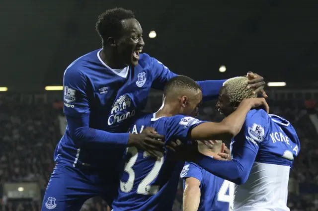 Everton celebrate