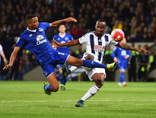 Saido Berahino and Brendan Galloway