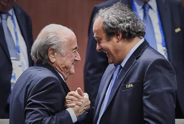 Sepp Blatter & Michel Platini