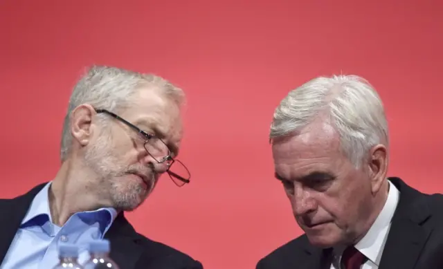 L-R Jeremy Corbyn and John McDonnell