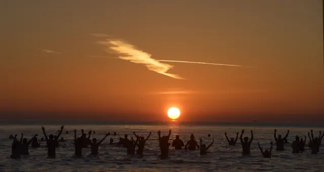 Skinny dip at Druridge Bay