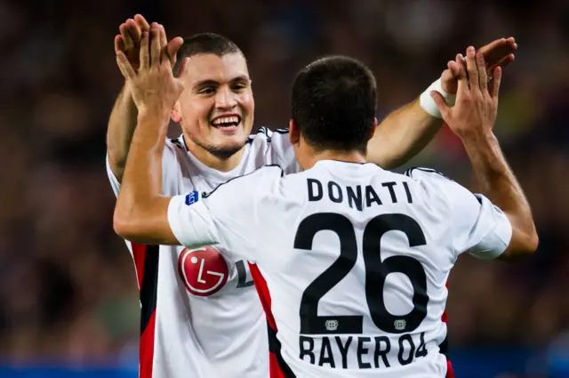 Kyriakos Papadopoulos celebrates