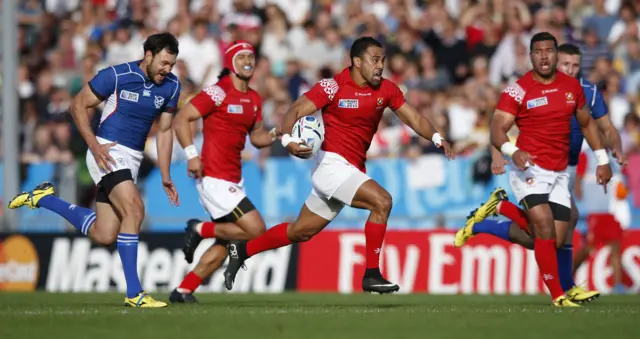 Tonga's Telusa Veainu