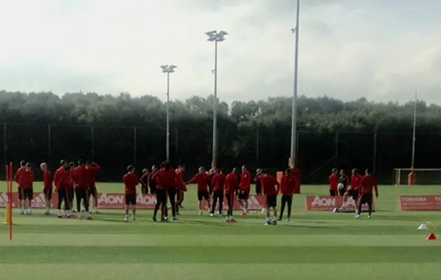 Man Utd training