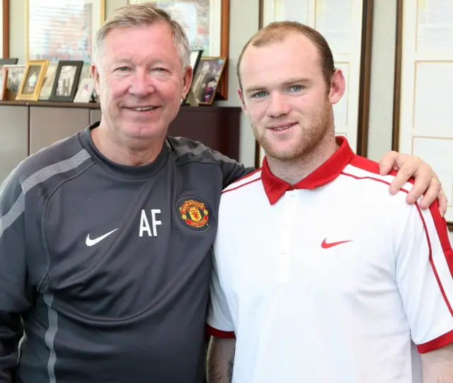 Sir Alex Ferguson Wayne Rooney