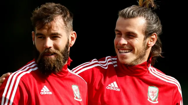 Joe Ledley and Gareth Bale