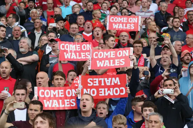 Wales fans