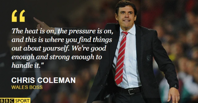 Wales manager Chris Coleman