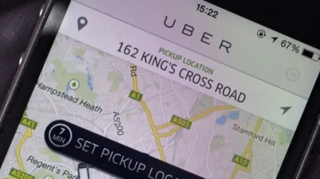 Uber app