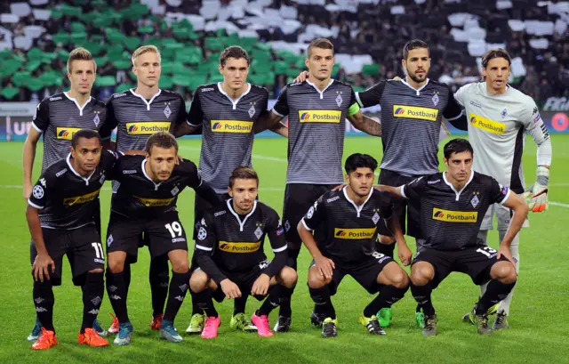 Borussia line-up