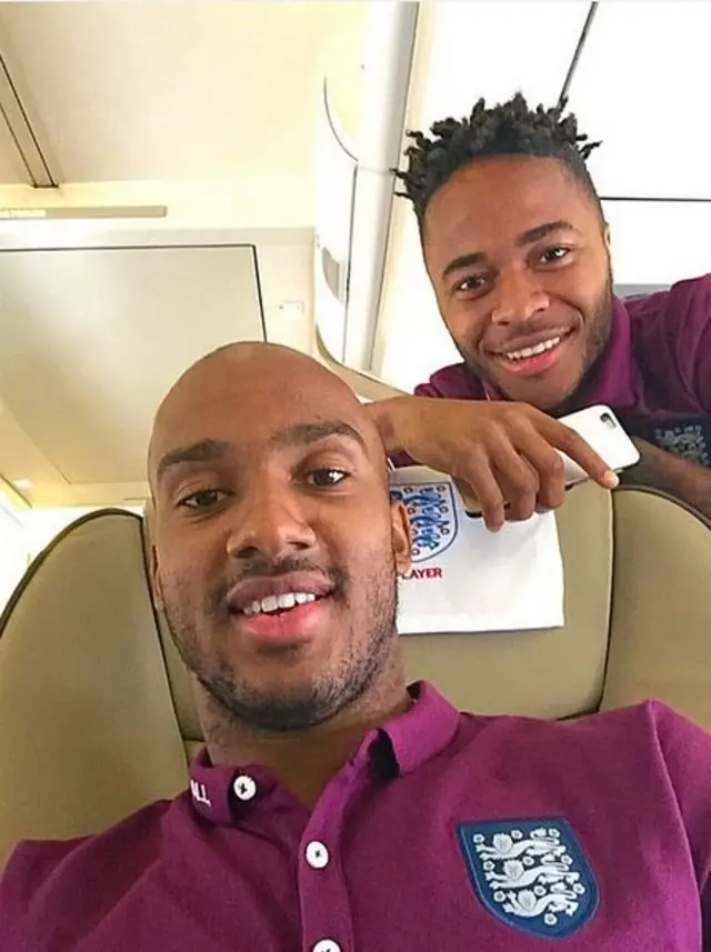 Raheem Sterling and Fabian Delph