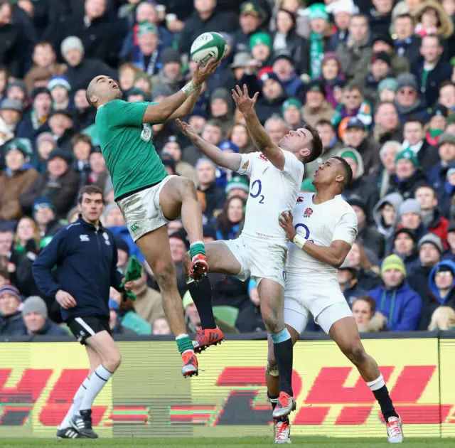 Ireland v England at the Six Nations