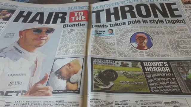 Sun on Sunday F1 report