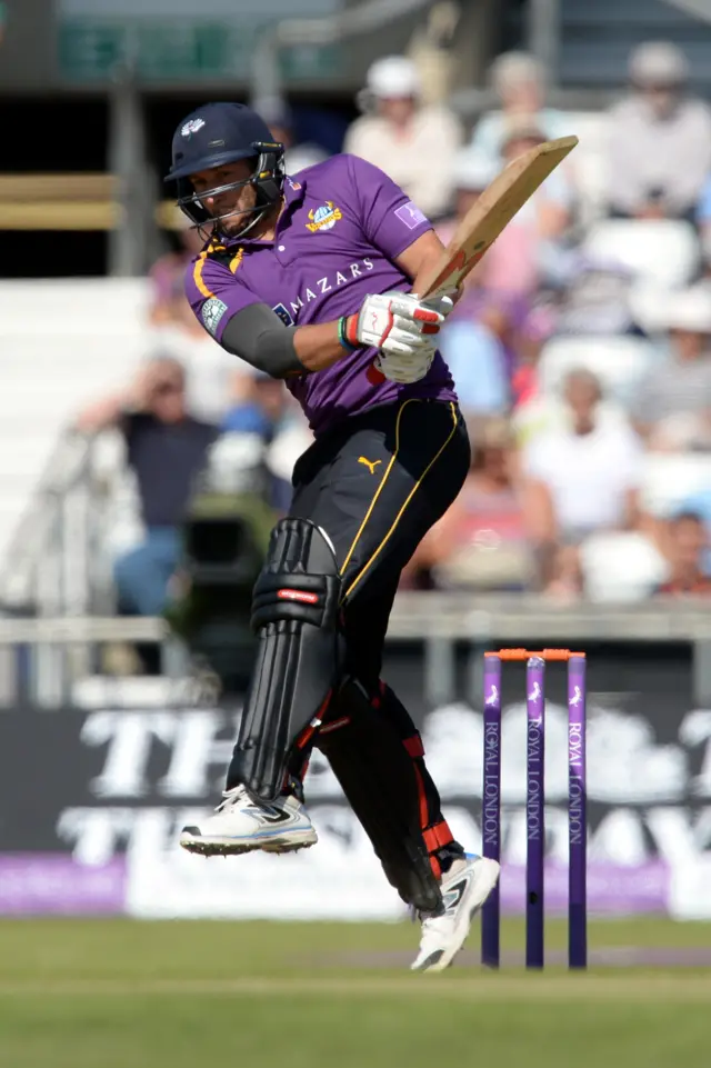 Tim Bresnan of Yorkshire in action