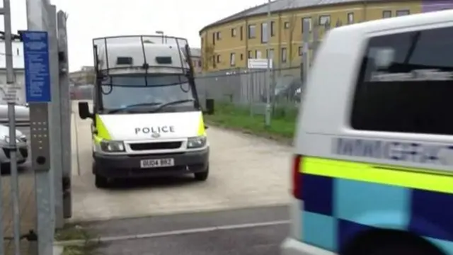 Police raid in Aylesbury in September 2014