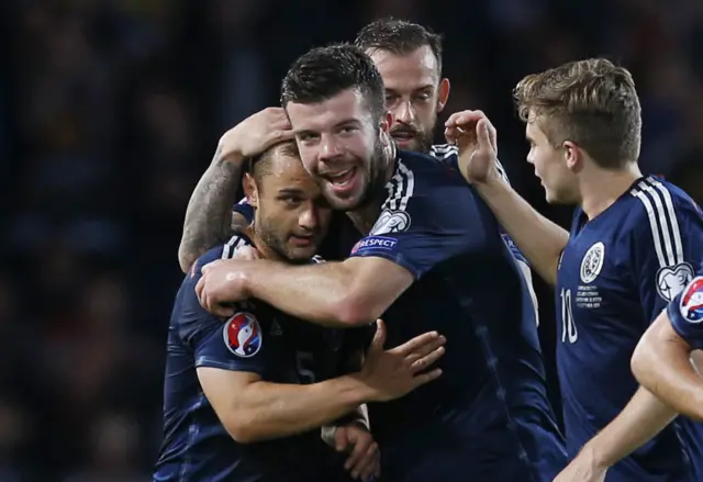 Scotland celebrate