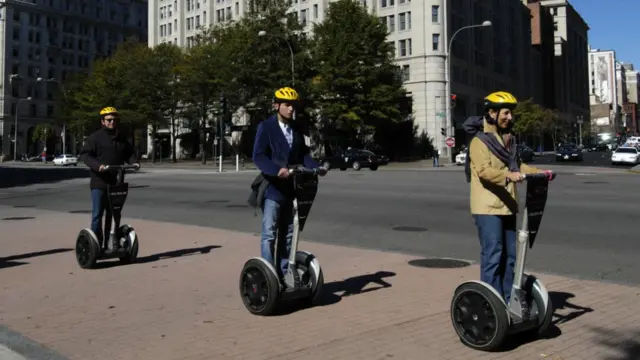 Example of a Segway being used in America