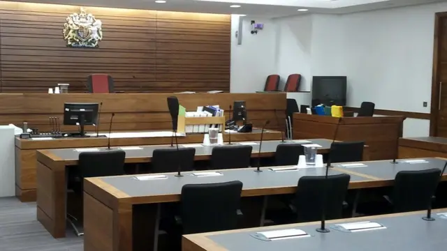 Interior of a magistrates court