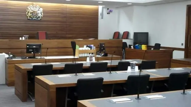 Inside Northampton Magistrates'