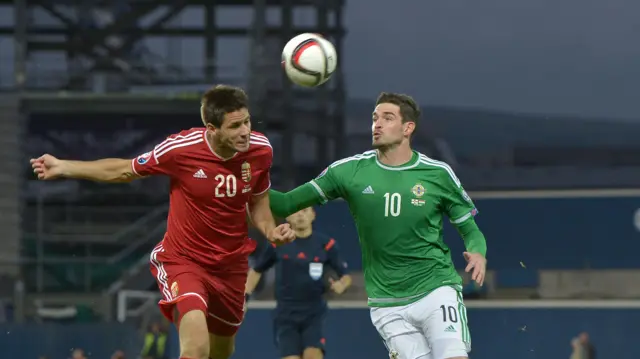 Kyle Lafferty of Northern Ireland