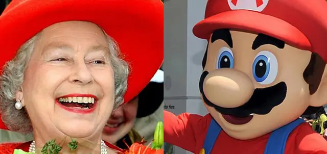 The Queen and Super Mario