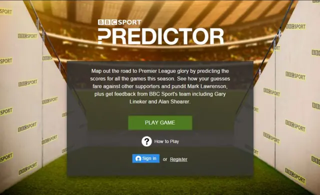 Premier League predictor