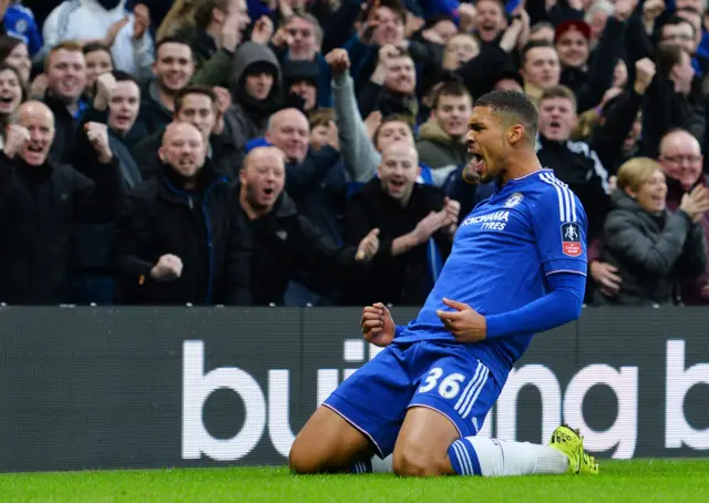 Ruben Loftus-Cheek celebrates