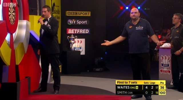 Scott Waites takes the fifth set