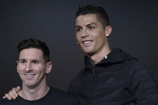 Lionel Messi and Cristiano Ronaldo