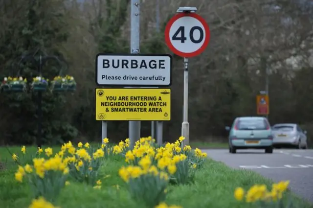 Burbage sign