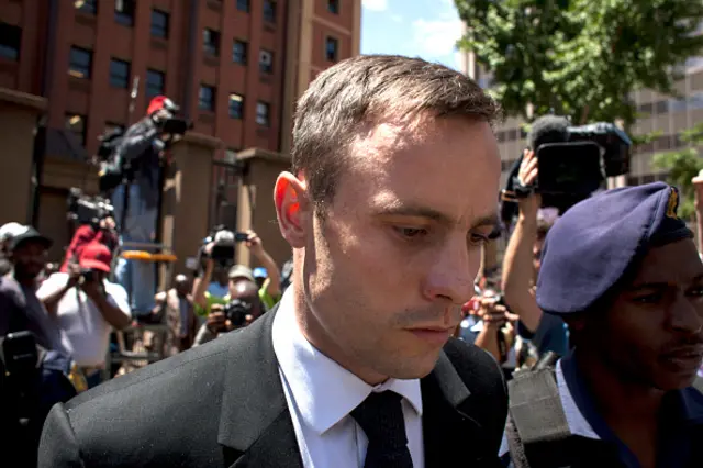 South African Olympic athlete Oscar Pistorius