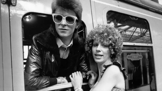 David Bowie and Angie Bowie