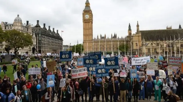 Junior doctor protest